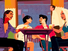 Detalhe da quarta capa de “Nossa grande chance” | Arte de Douglas Lopes - Verus/Divulgação
